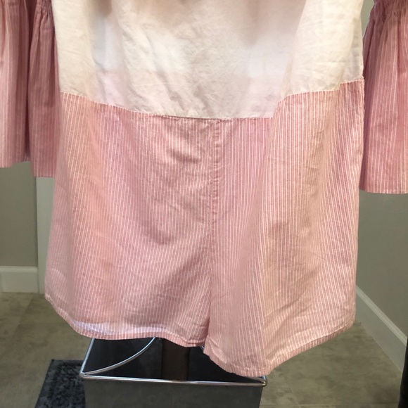 Zara Pinstrip Pink Romper - Picture 8 of 8